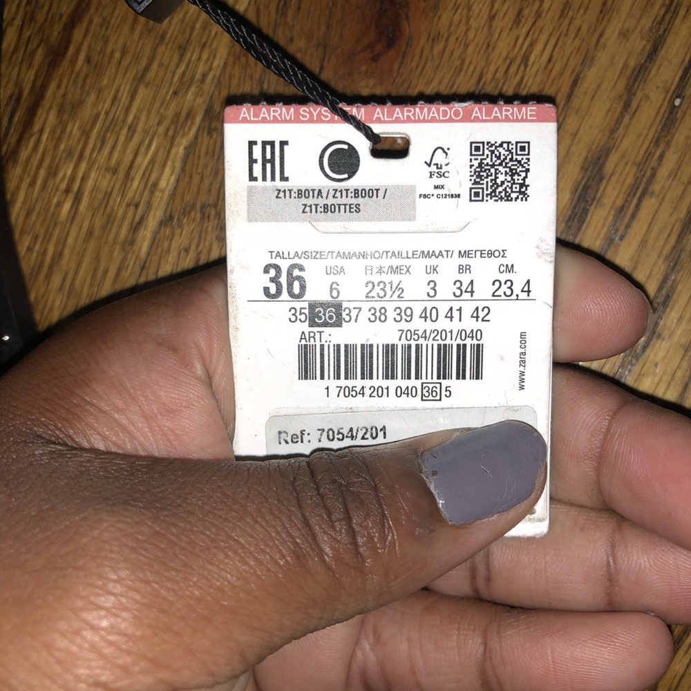 ZARA over the knee boots